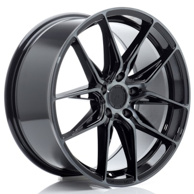 [JR441985F15X2072BMTF] Llanta JR Wheels JR44 Black Machined w/ Tinted Face (19" 8.5J ET20-45 taladro a medida (12 anclajes) CB72.6)