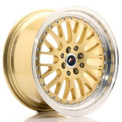 [JR10178043574GD] Llanta JR Wheels JR10 /114 Gold w/ Machined Lip