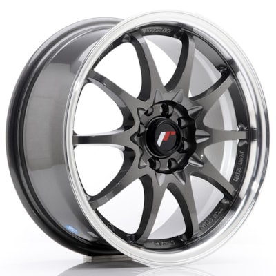 [JR5167053067GM] Llanta JR Wheels JR5 /114,3 Gun Metal w/ Machined Lip