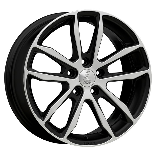 [BFORZ7065X12E45BKF] Llanta Lenso FORZA Negro Pulido (16" 7J ET45 5x112 CB73.1)
