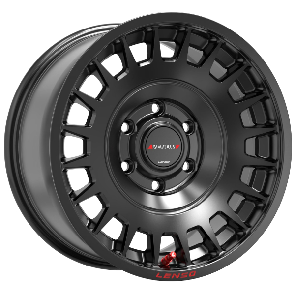 [VENOM8576XET15BLKBS] Llanta Lenso VENOM-10 Black Satin