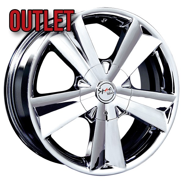 [Y512CR7575X08E42] Llanta Spacwheels DELTA Cromado (17" 7.5J ET42 5x110/5x108 CB72.6)