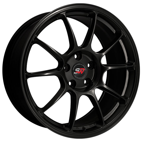 [RW44U757E35BLKGB] Llanta Spacwheels RW44 Glossy Black (17" 7.5J ET35 BLANK taladro a medida CB73.1)