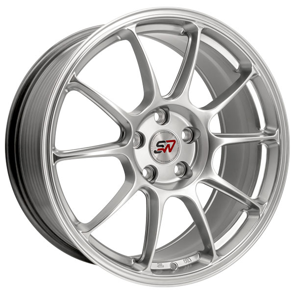 [RW44U757E35BLKHS] Llanta Spacwheels RW44 Hyper Silver (17" 7.5J ET35 BLANK taladro a medida CB73.1)