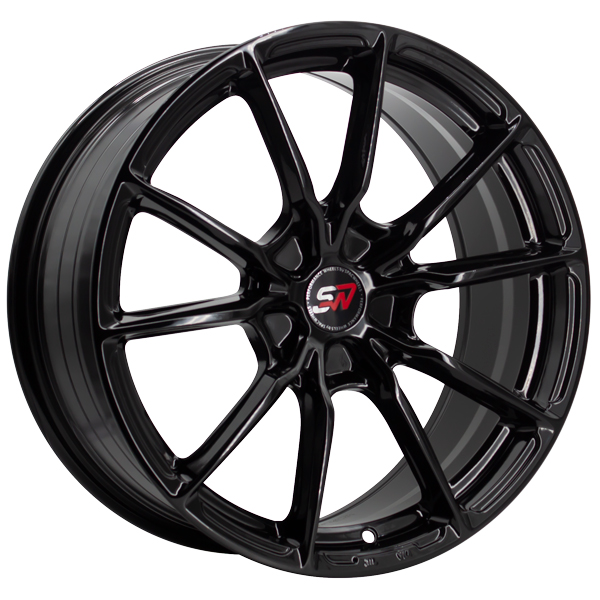 [SW11U859E35BLKGB] Llanta Spacwheels SW11 Black Gloss (19" 8.5J ET35 BLANK taladro a medida CB73.1)