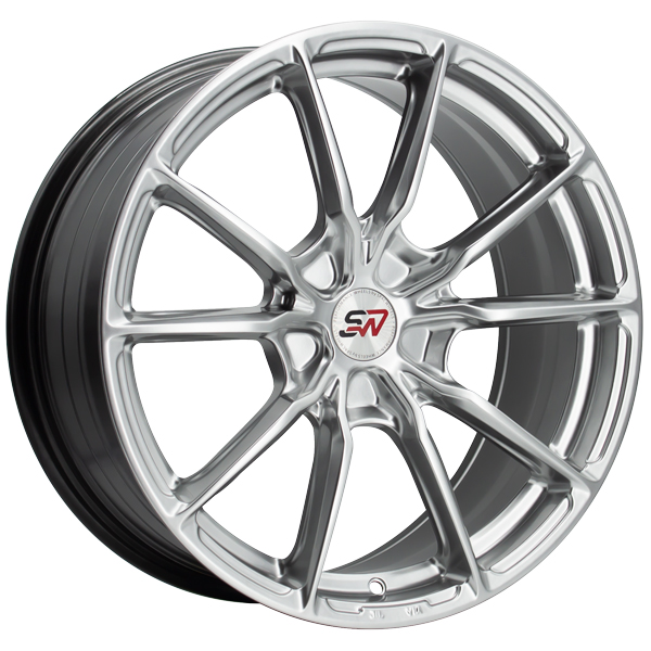 [SW11U859E35BLKHS] Llanta Spacwheels SW11 Hyper Silver (19" 8.5J ET35 BLANK taladro a medida CB73.1)