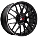 Llanta Spacwheels F083 Black Gloss / Lip Alum