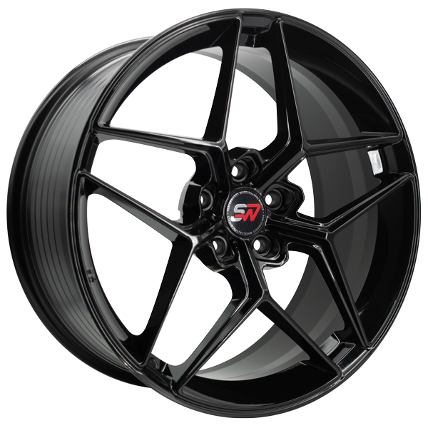 [SW53U8585X12E45GB] Llanta Spacwheels SW53 Black Glossy (18" 8.5J ET45 5x112/5x110/5x114.3 CB73.1)