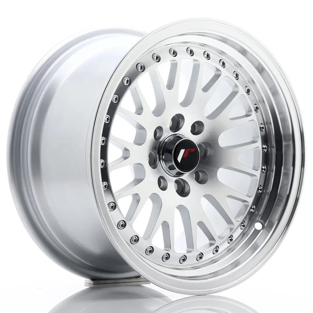 Llanta Japan Racing JR10 (Machined Face) (Silver, 8X15)