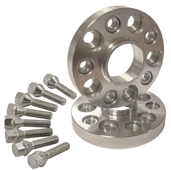 [K3S505X20726450] Kit separadores doble centraje y doble fijación 50 mm para SUV, 4x4 y furgoneta (D/C D/F 5X120 CB72,6 - BMW X5 - T. CONI. M14X150 K17)